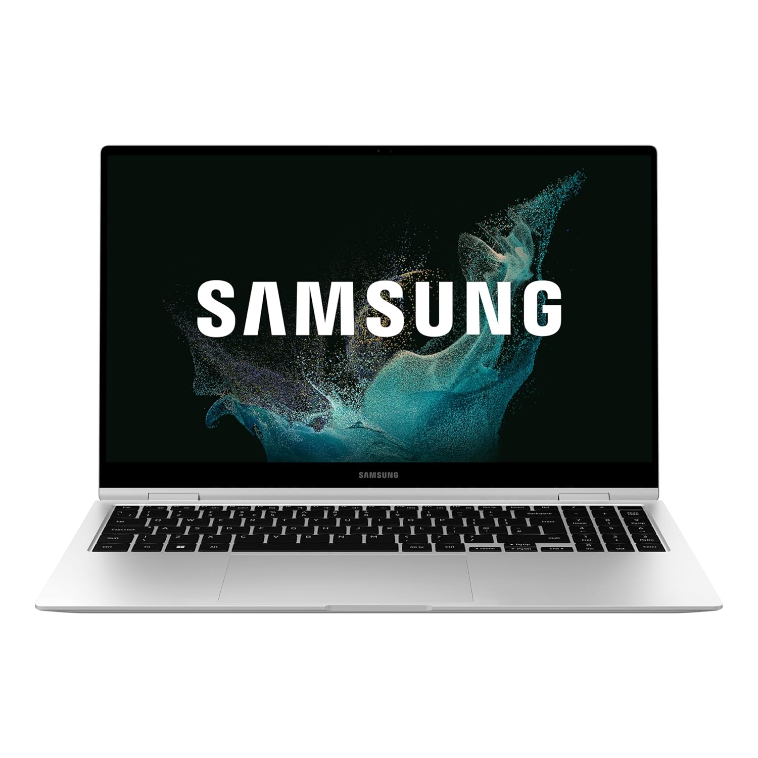 Samsung Galaxy Book2 Pro 360 Intel 12th Gen i5 EvoTM 33.78 cm (13.3") Touchscreen 2-in-1 AMOLED Thin & Light Laptop (16 GB/512 GB SSD/Windows 11/MS Office/with S Pen/Silver/1.04Kg), NP930QED-KB3IN