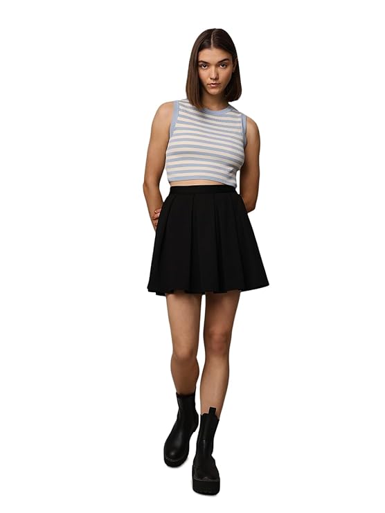 Women Slim Fit Casual Crop Tank Top - Image 2