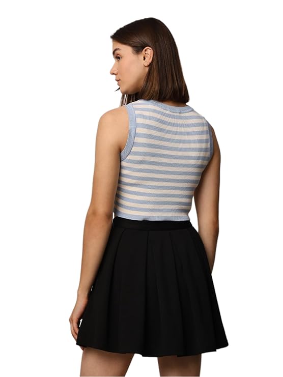 Women Slim Fit Casual Crop Tank Top - Image 3