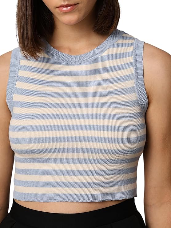 Women Slim Fit Casual Crop Tank Top - Image 4