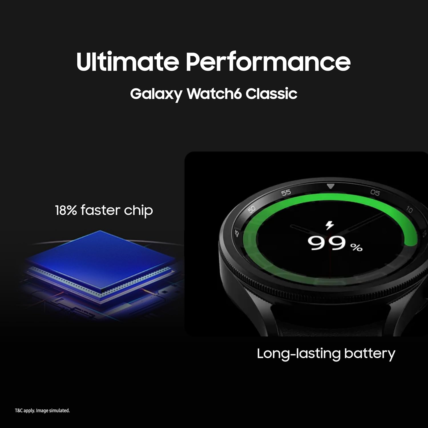 Samsung Galaxy Watch6 Classic LTE (47mm, Black, Compatible with Android only) | Introducing BP & ECG Features - Image 3